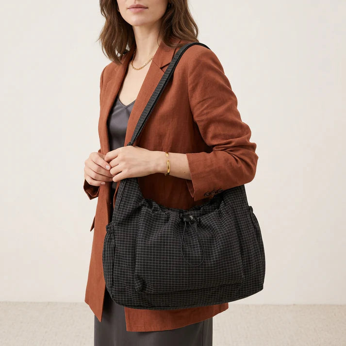 Crossbody Bag - Lightweight Nylon-Polyester