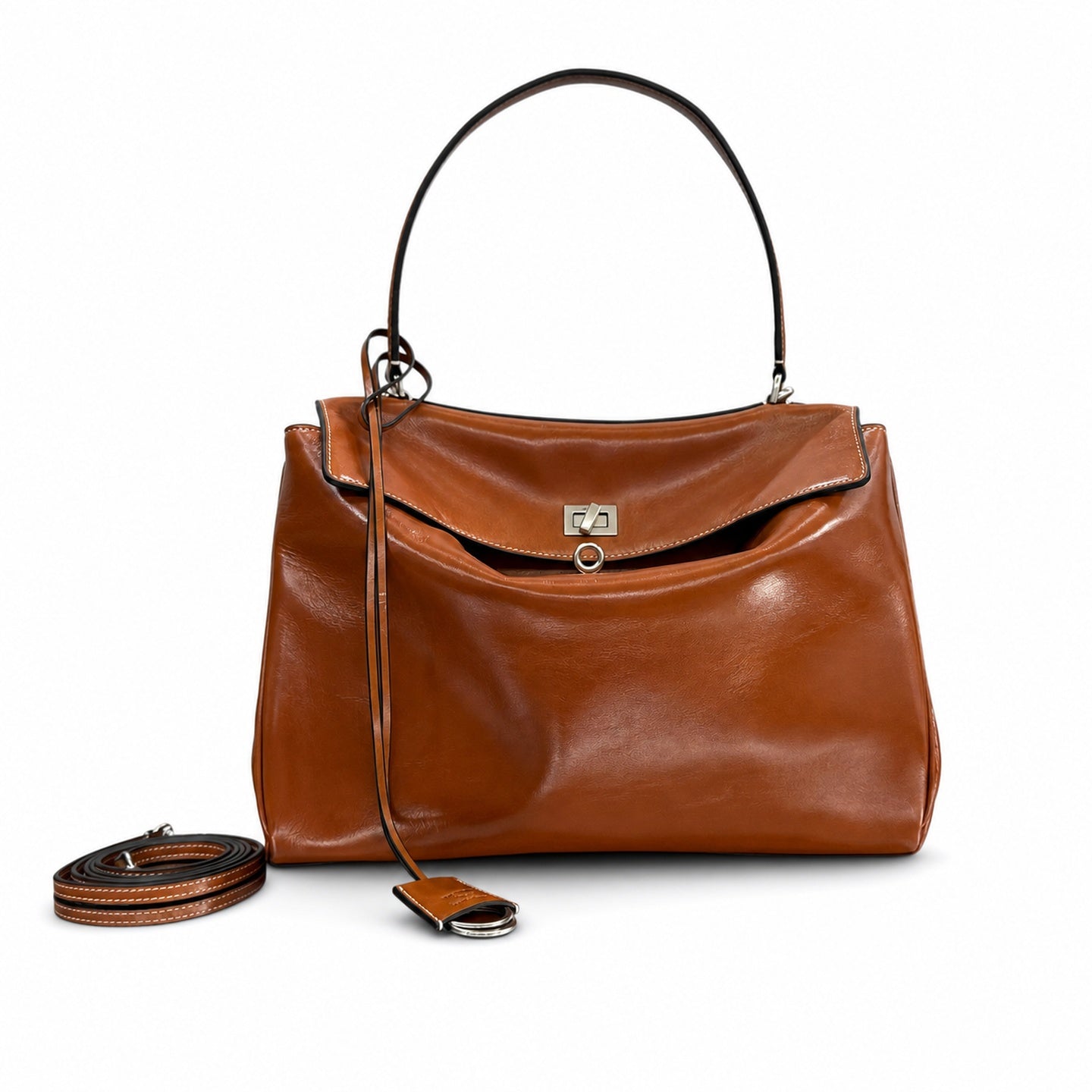 Balenciaga Mini Small Large Brown Handbag