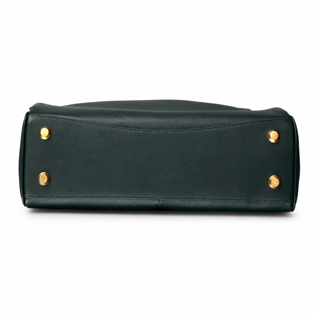 Balenciaga Mini Small Large Leather Black Emerald Handbag