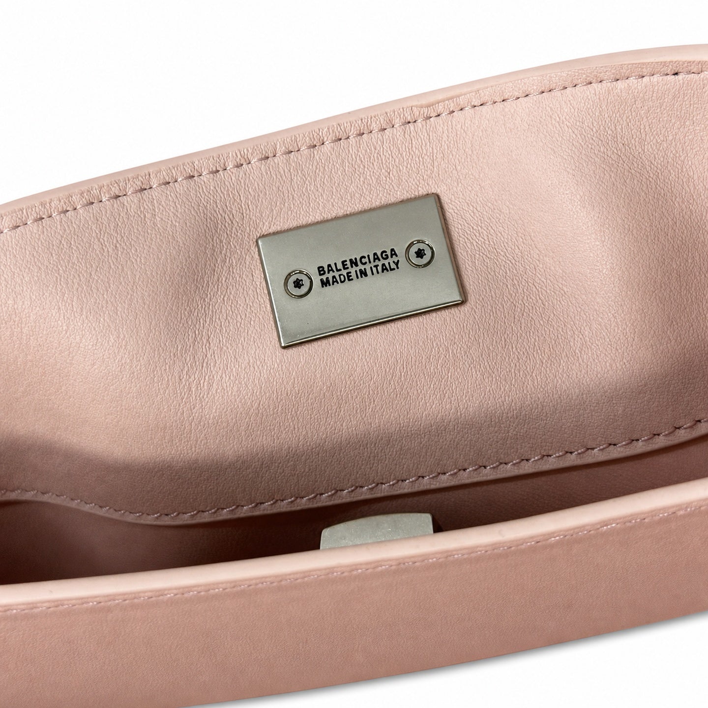 Balenciaga Mini Small Leather Black Pink Handbag
