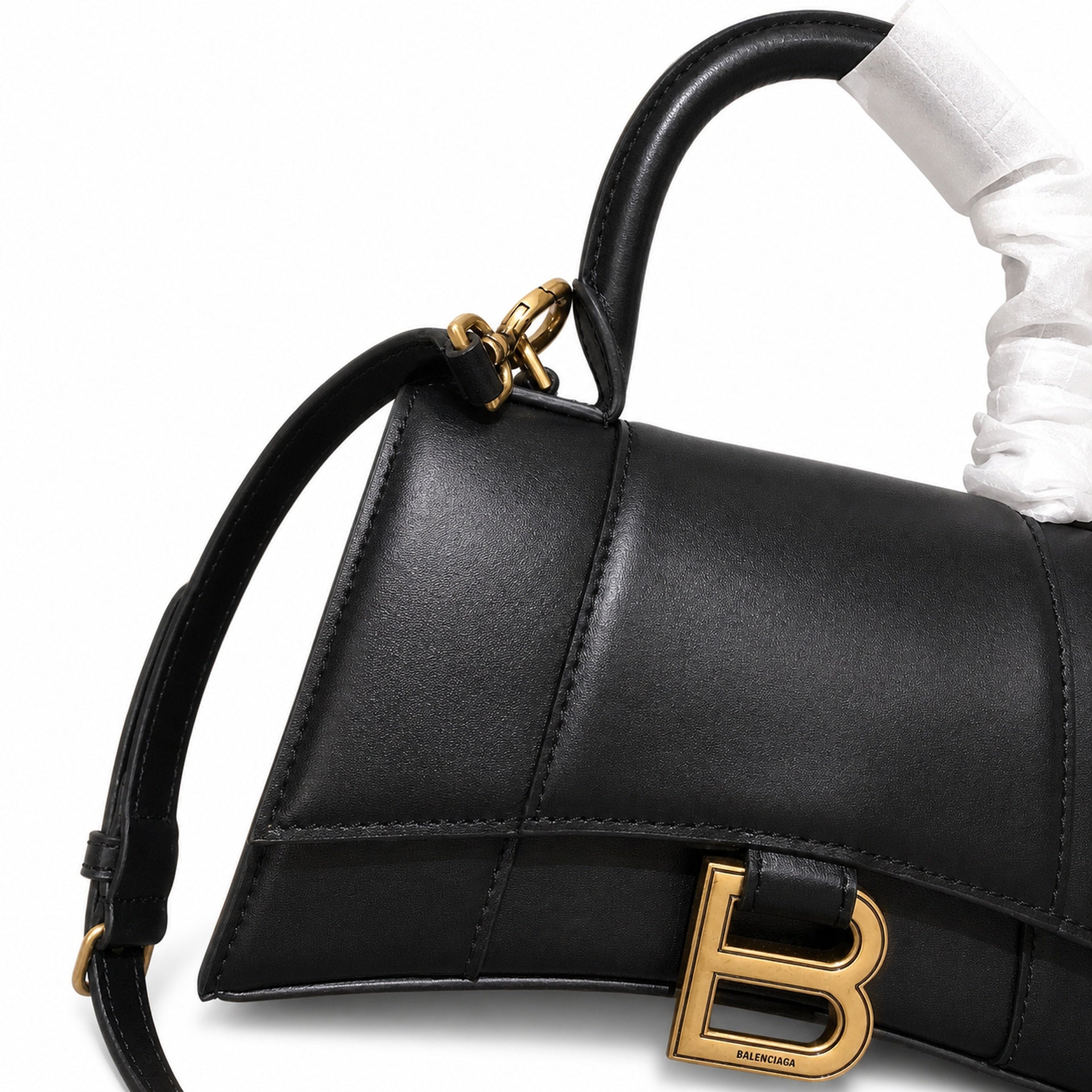 Balenciaga Hourglass Black Bag