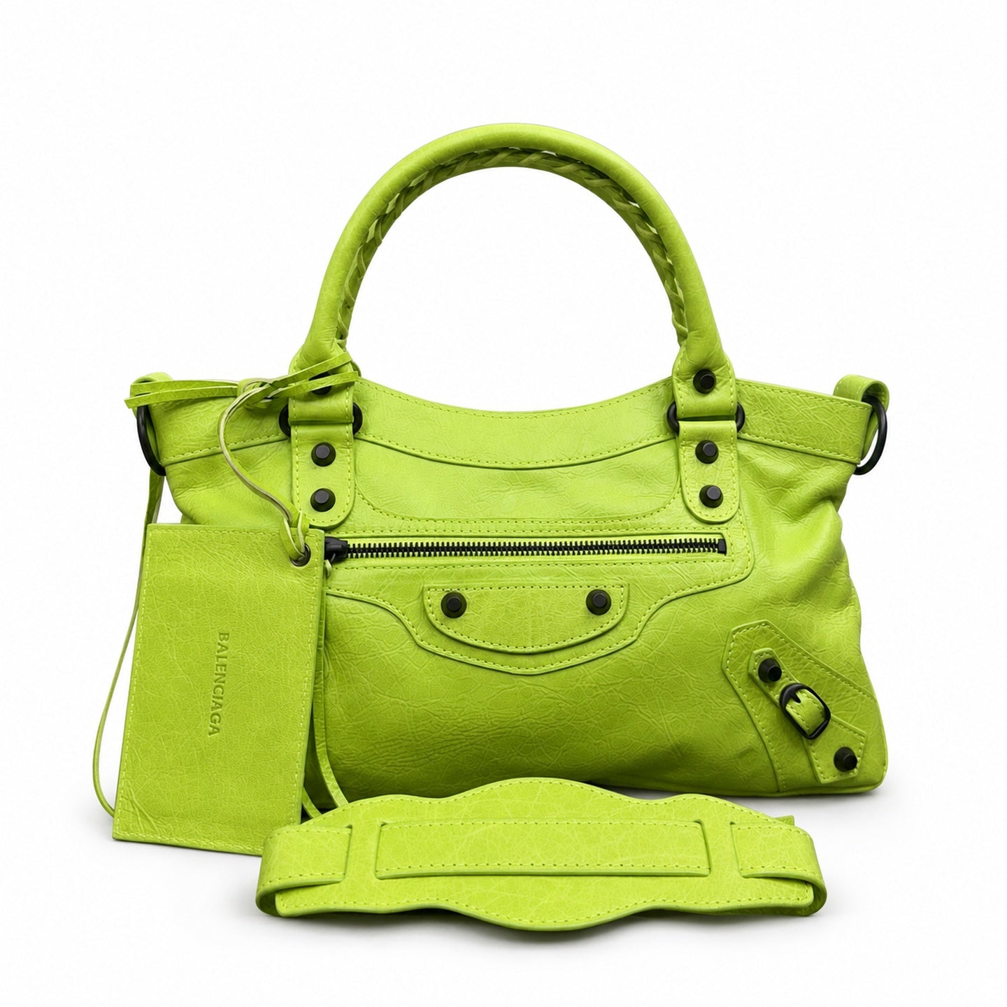 Balenciaga City Small Large Leather Bag