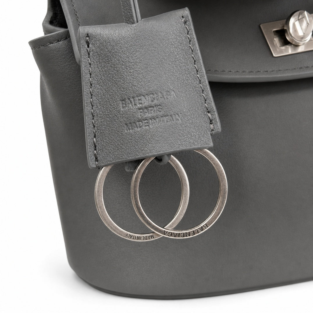 Balenciaga Mini Small Large Leather Black Gray Handbag