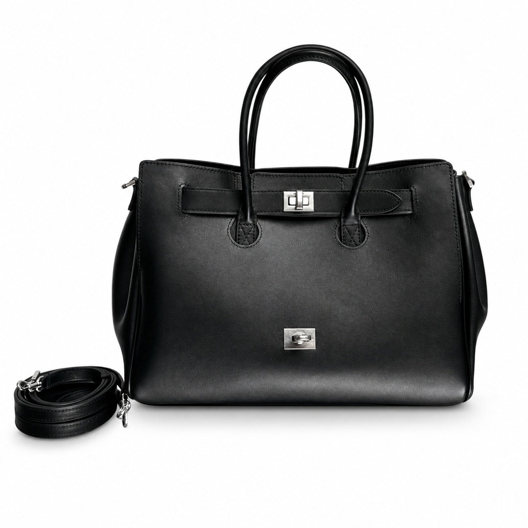 Balenciaga Rodeo Small Leather Black Bag