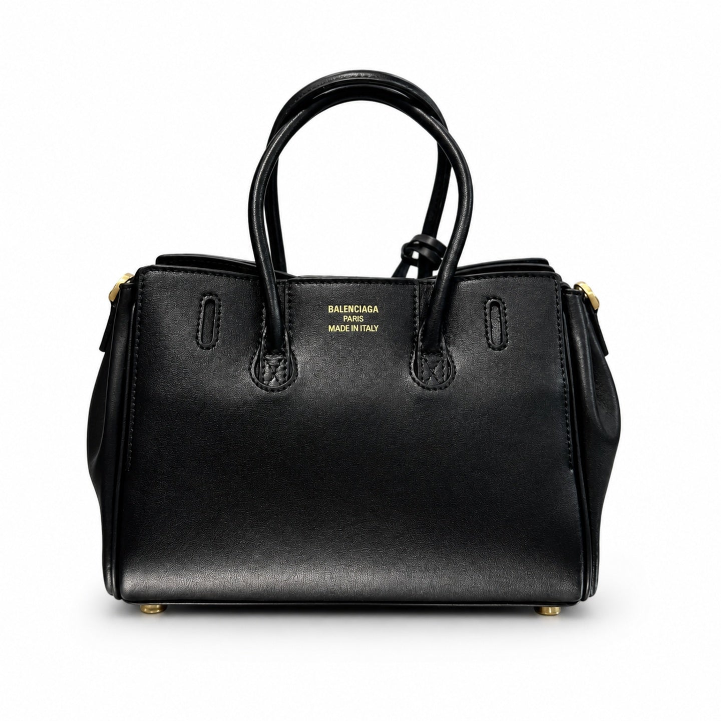 Balenciaga Rodeo Mini Leather Black Handbag