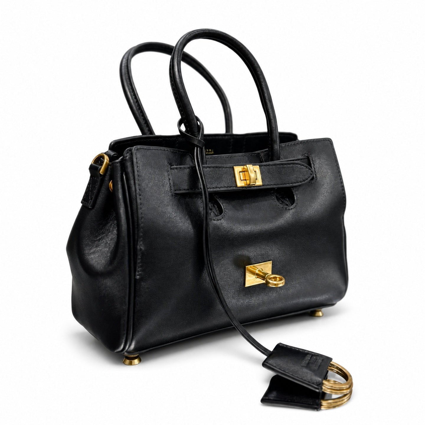 Balenciaga Rodeo Mini Leather Black Handbag
