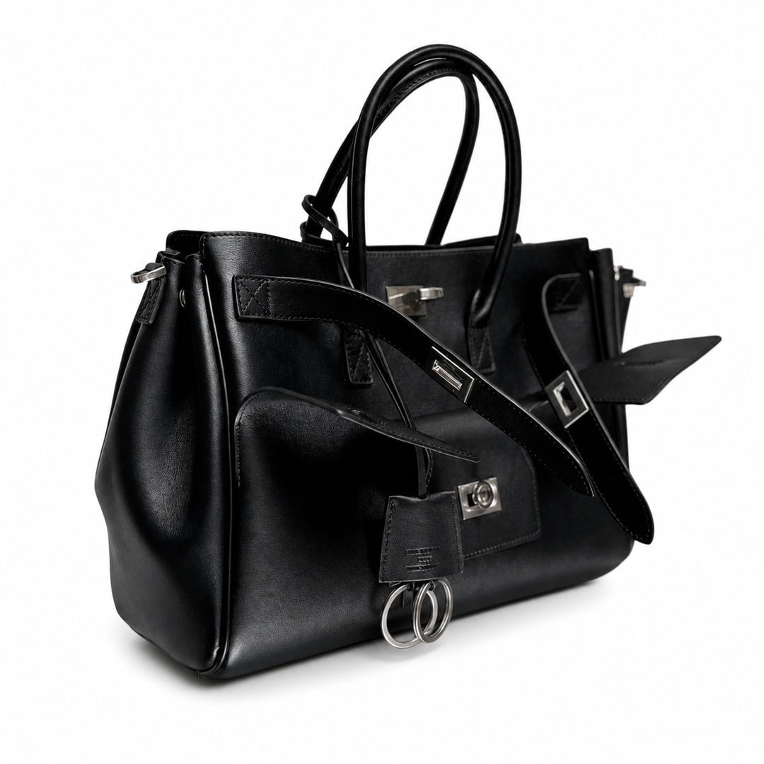 Balenciaga Rodeo Small Leather Black Bag