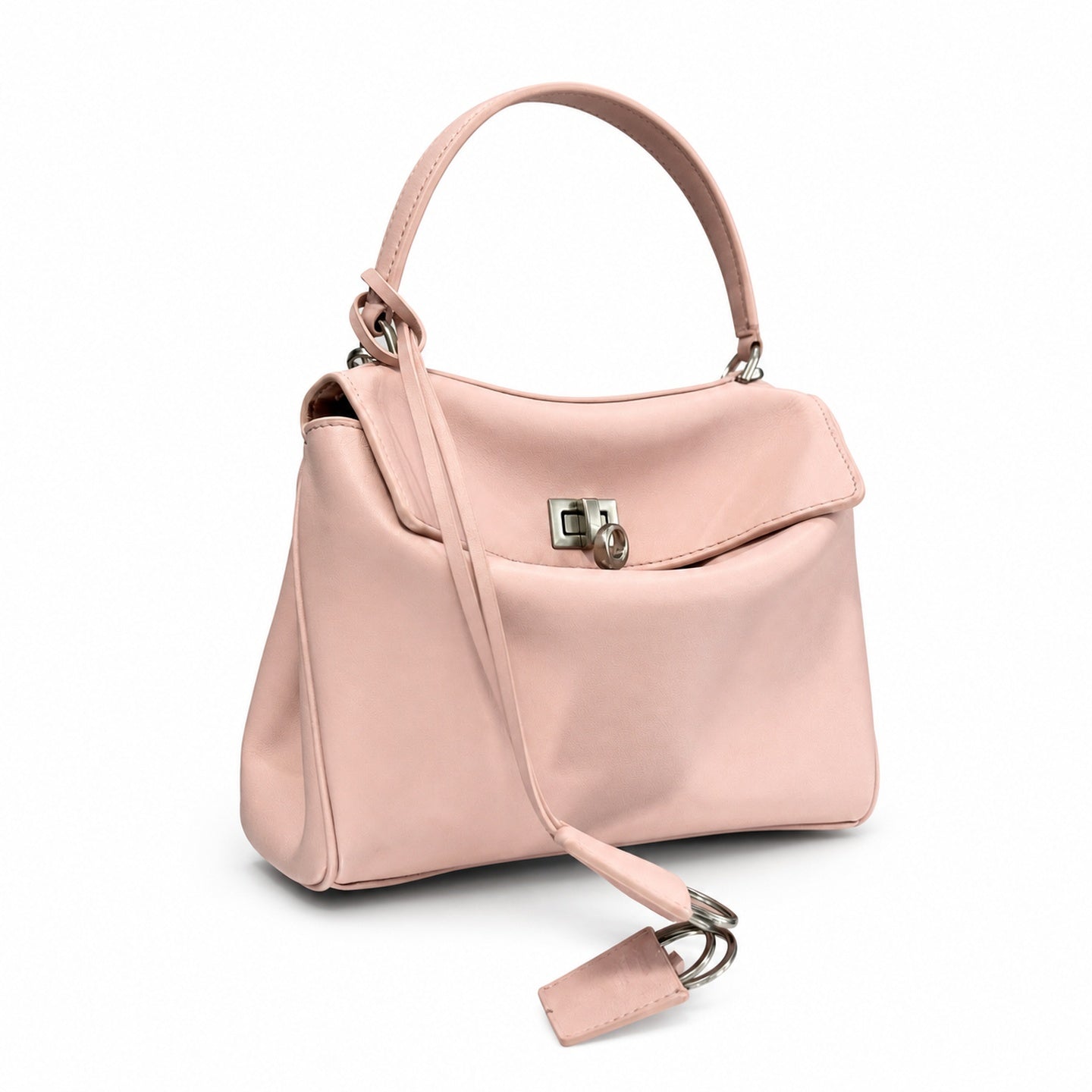 Balenciaga Mini Small Leather Black Pink Handbag