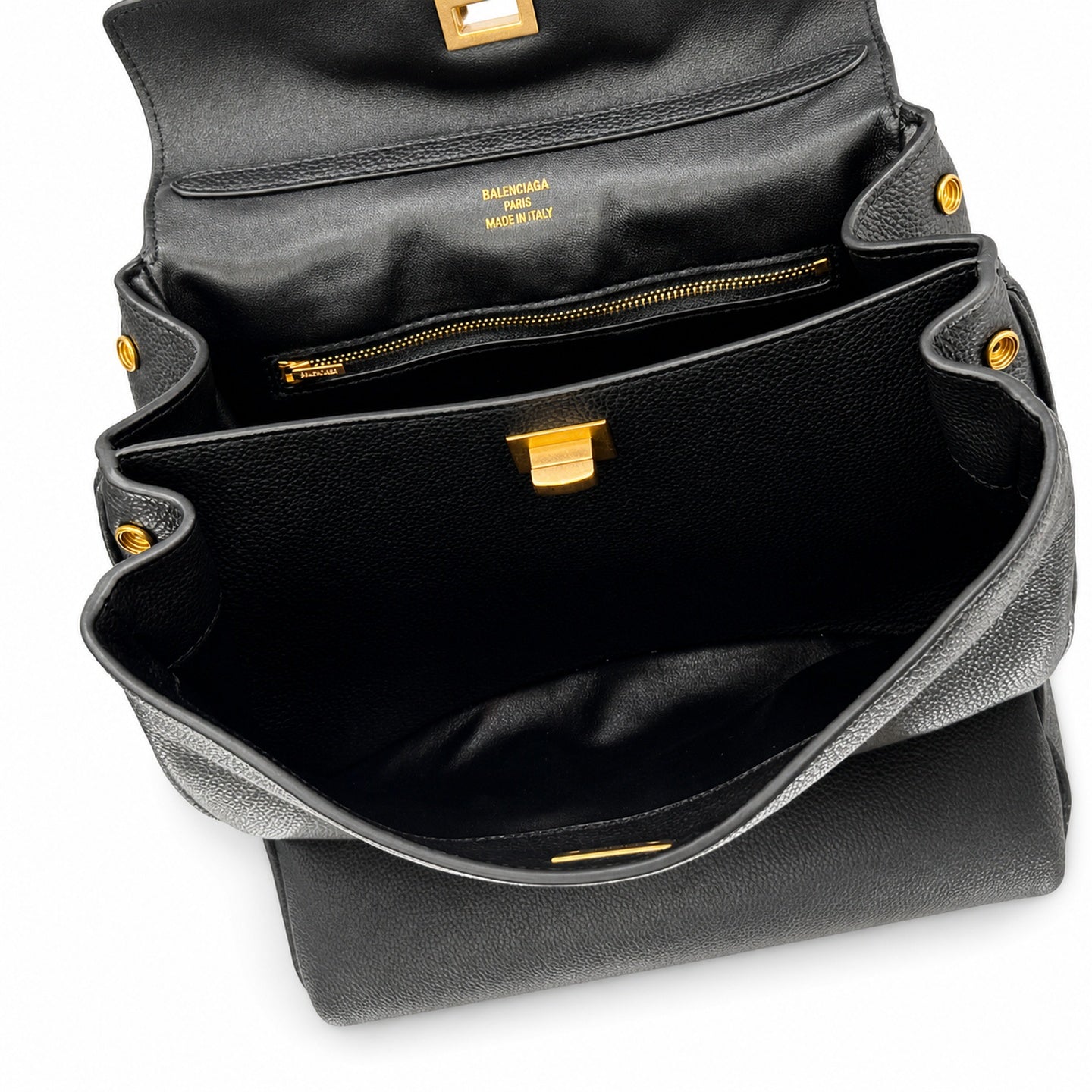 Balenciaga Mini Small Leather Black Handbag