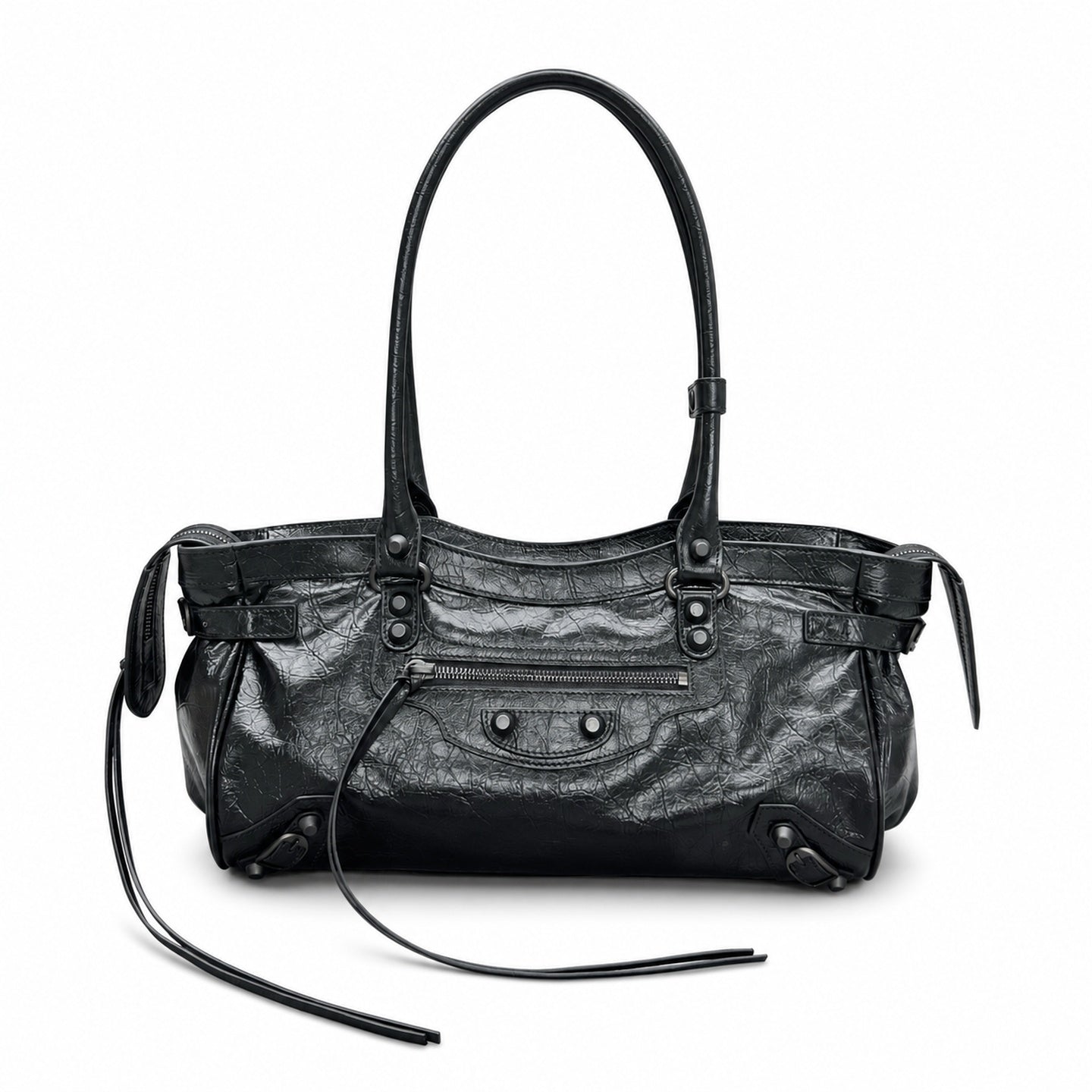 Balenciaga Le City Leather Black Bag