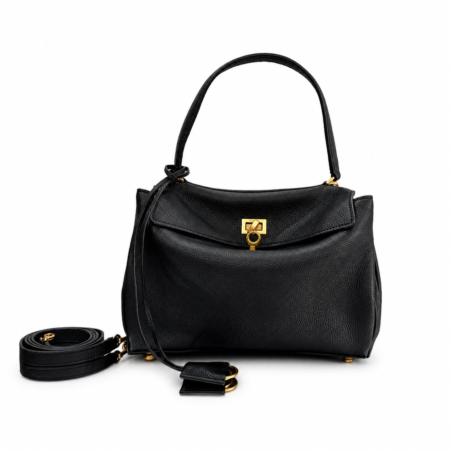 Balenciaga Mini Small Leather Black Handbag