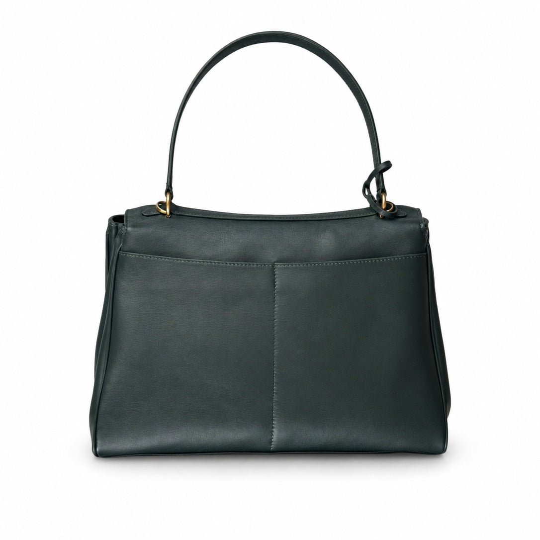 Balenciaga Mini Small Large Leather Black Emerald Handbag