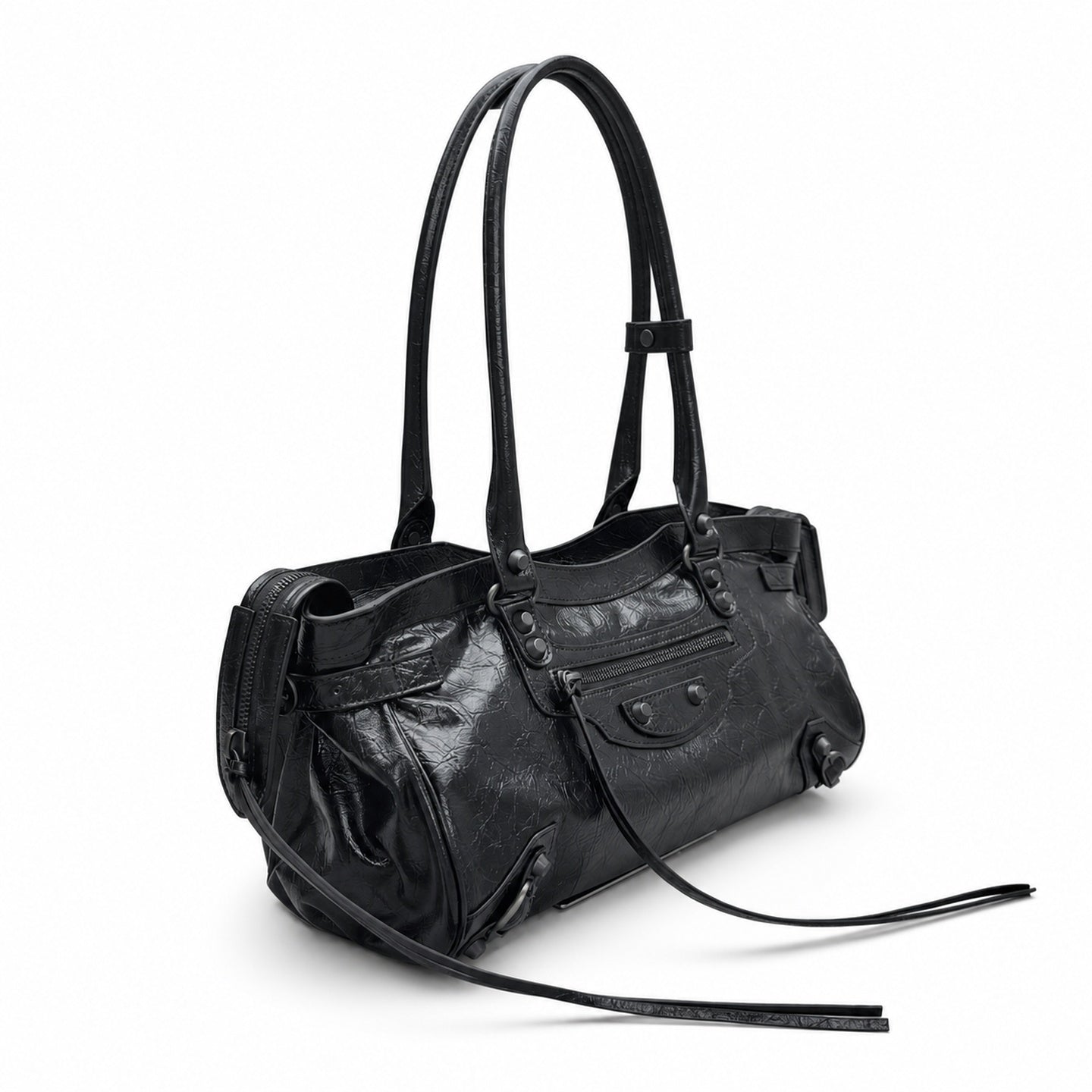 Balenciaga Le City Leather Black Bag