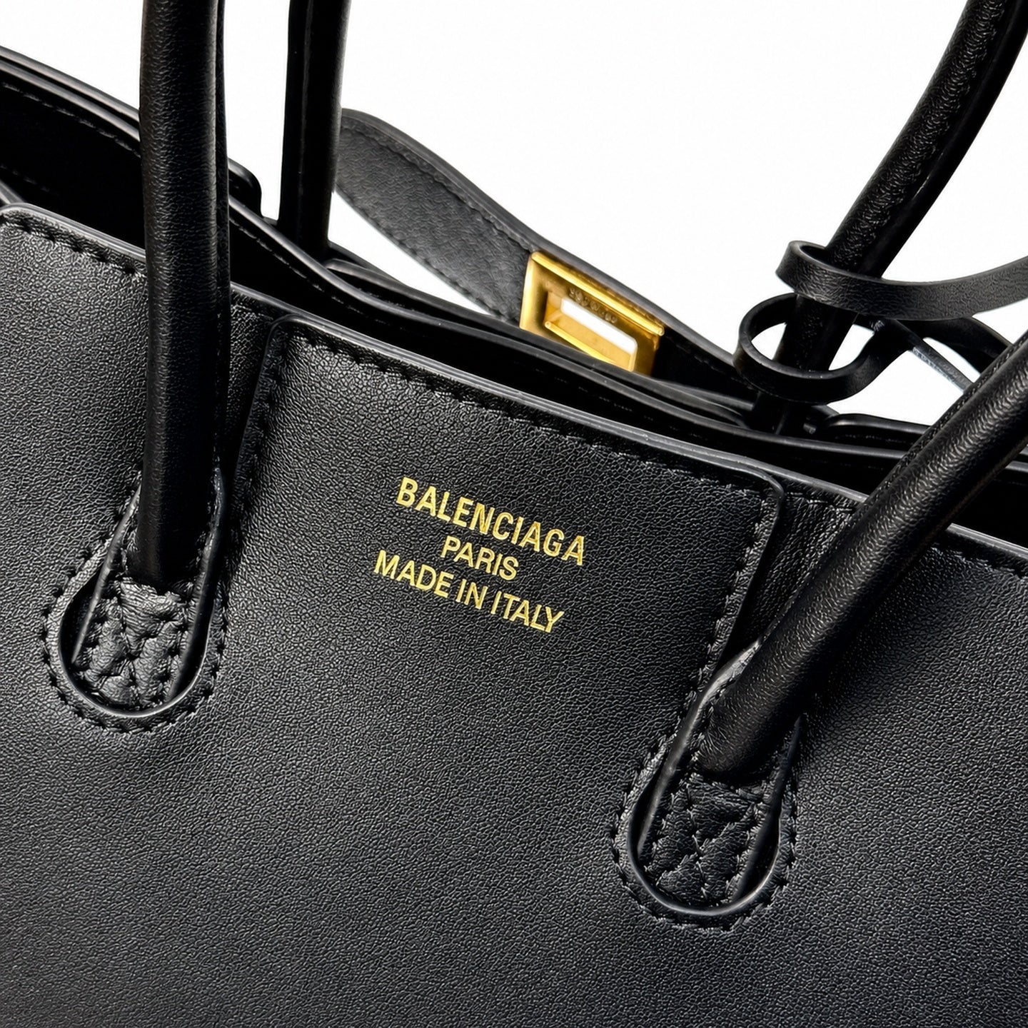 Balenciaga Rodeo Mini Leather Black Handbag