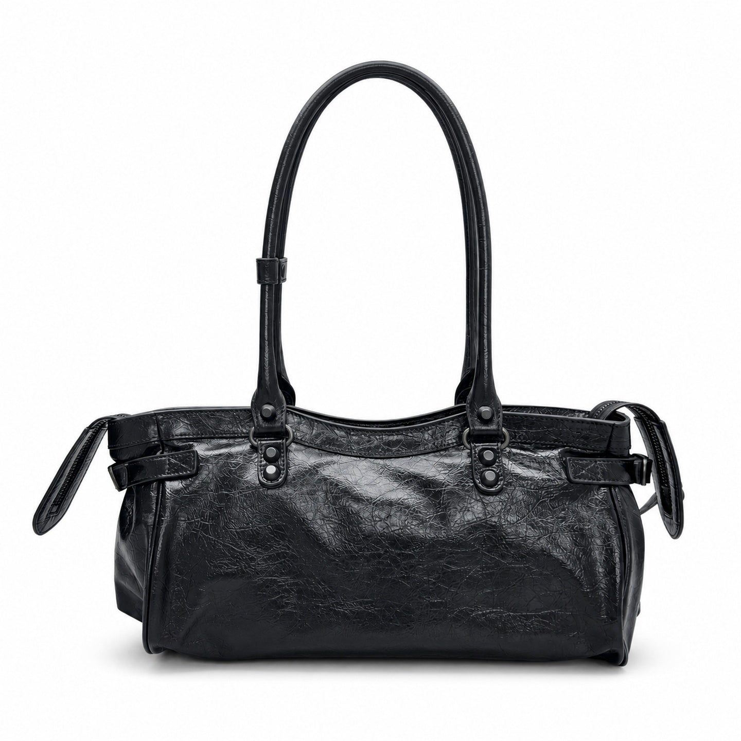 Balenciaga Le City Leather Black Bag