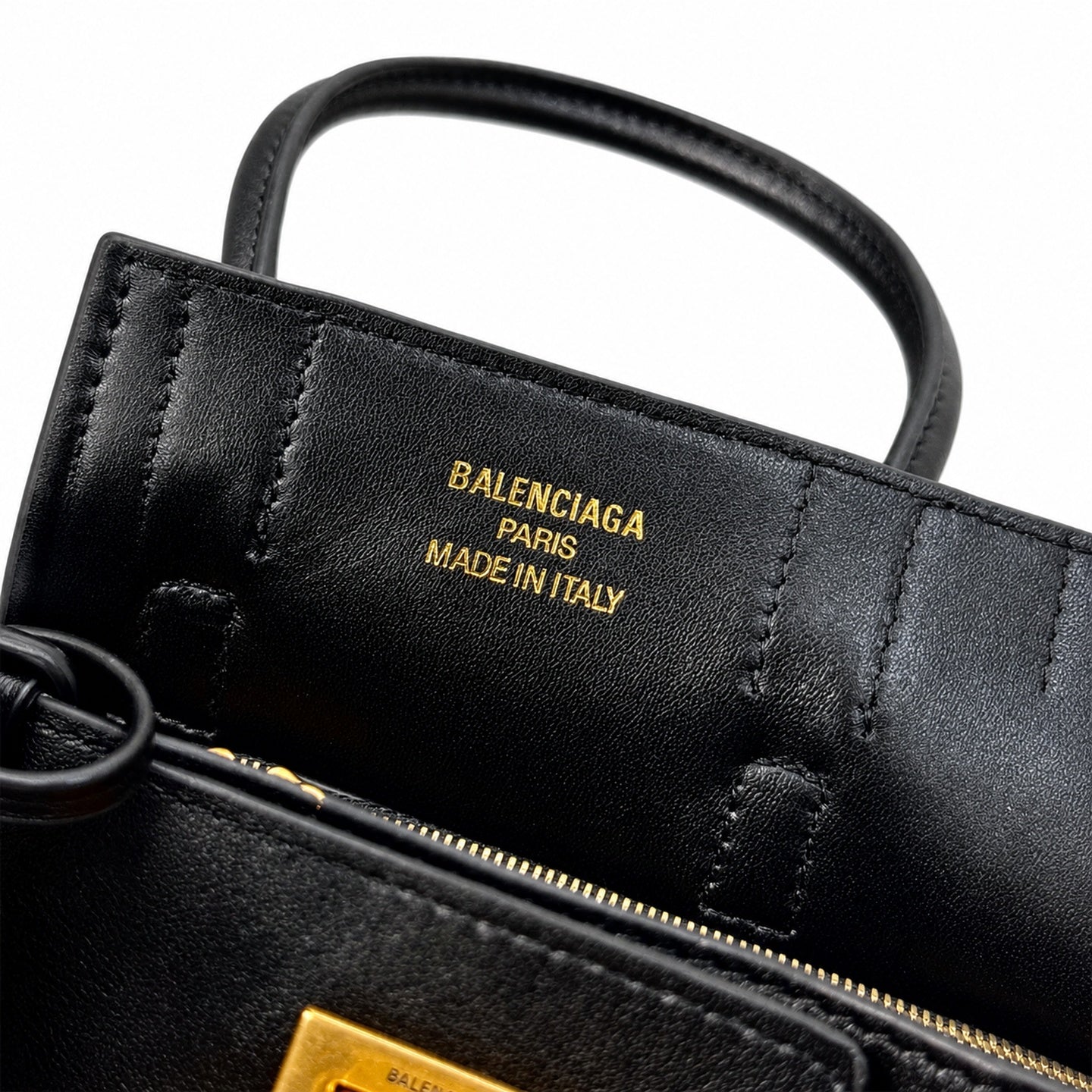 Balenciaga Rodeo Mini Leather Black Handbag