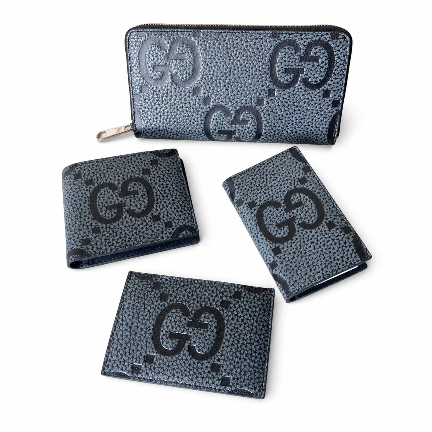 Gucci Leather Black Gray Charm