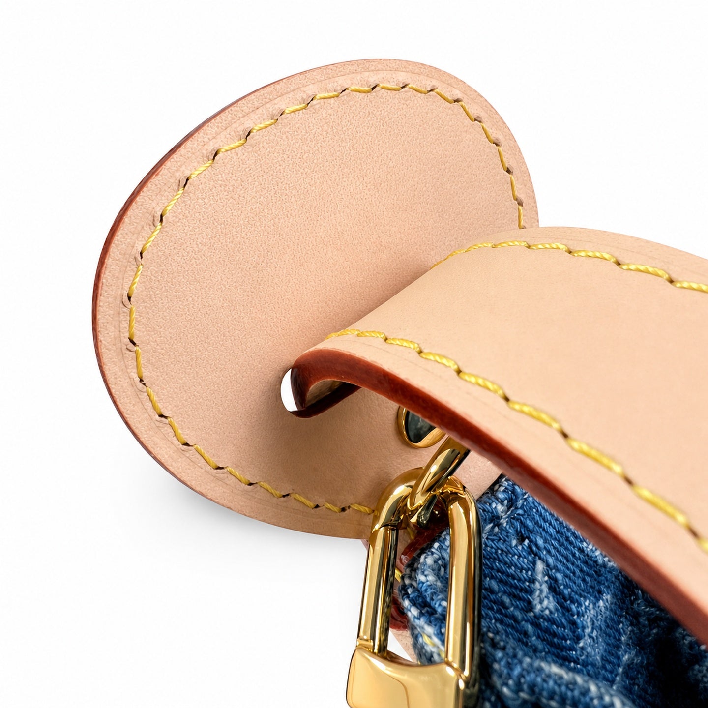 Louis Vuitton All In Denim Leather Handbag