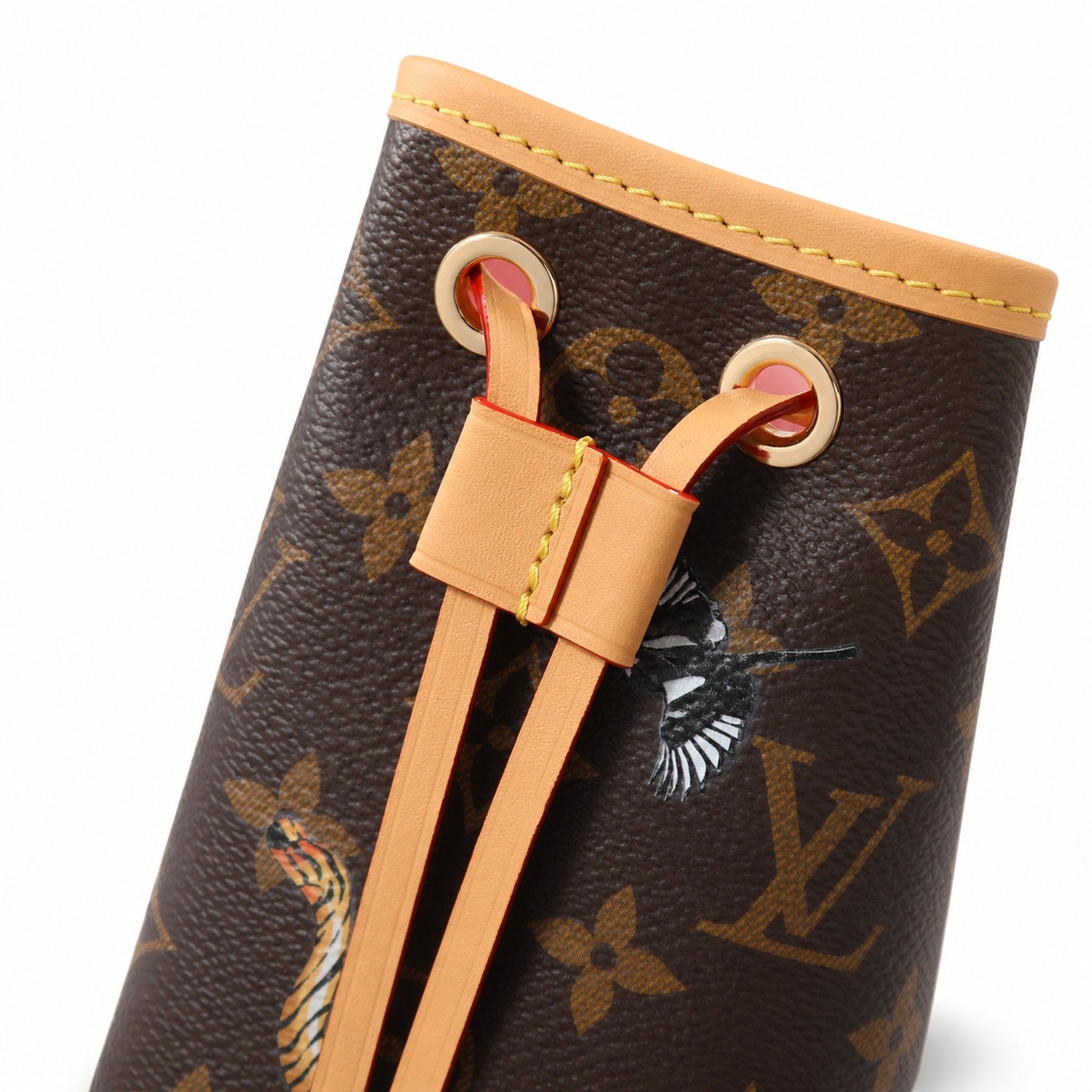 Louis Vuitton Noe Canvas Leather Handbag