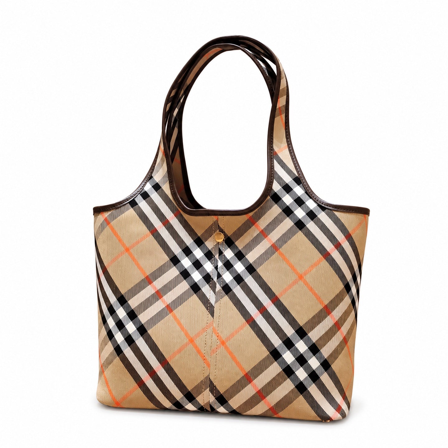 Burberry Cotton Check Shoulder Bag