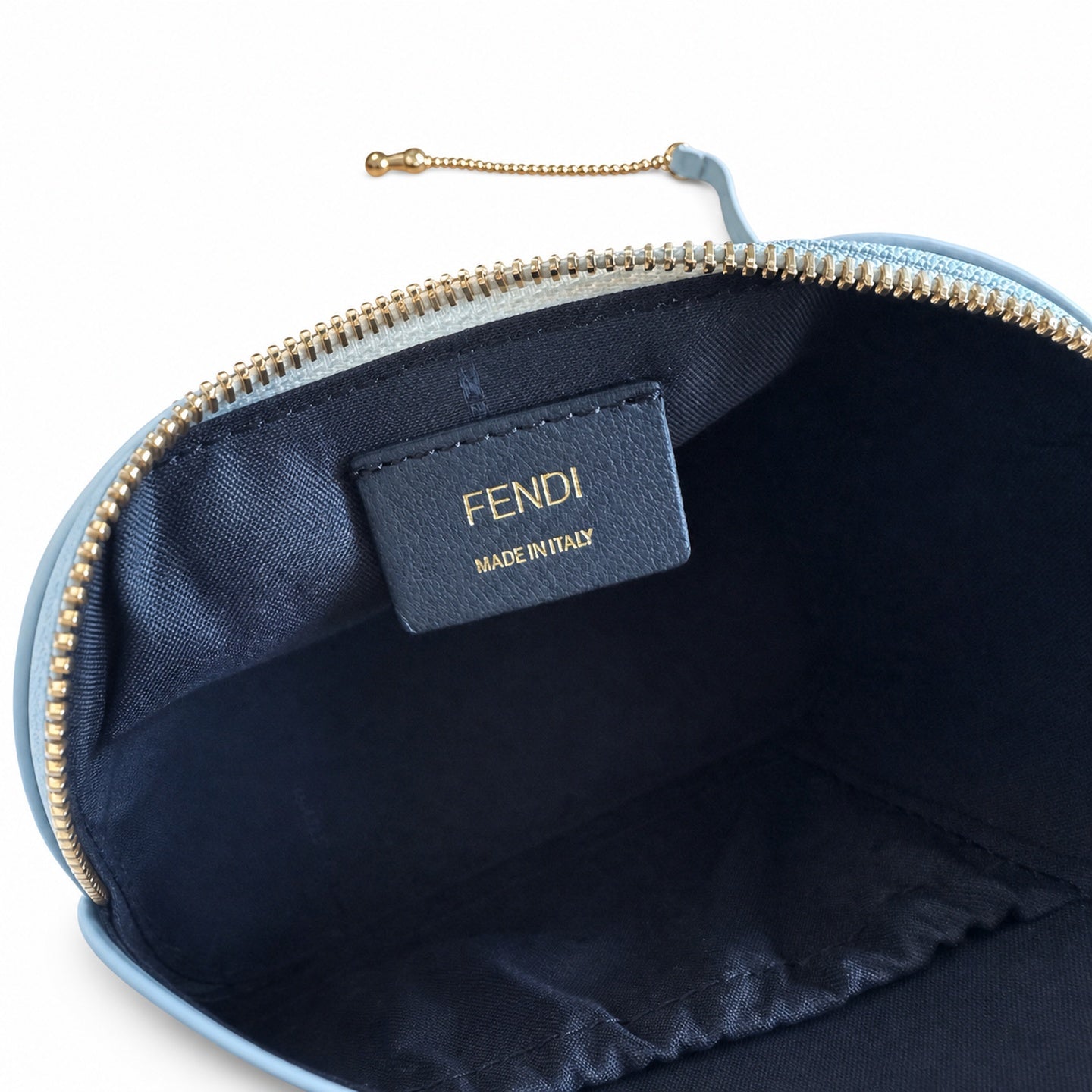 Fendi Mini Leather White Vanity Bag