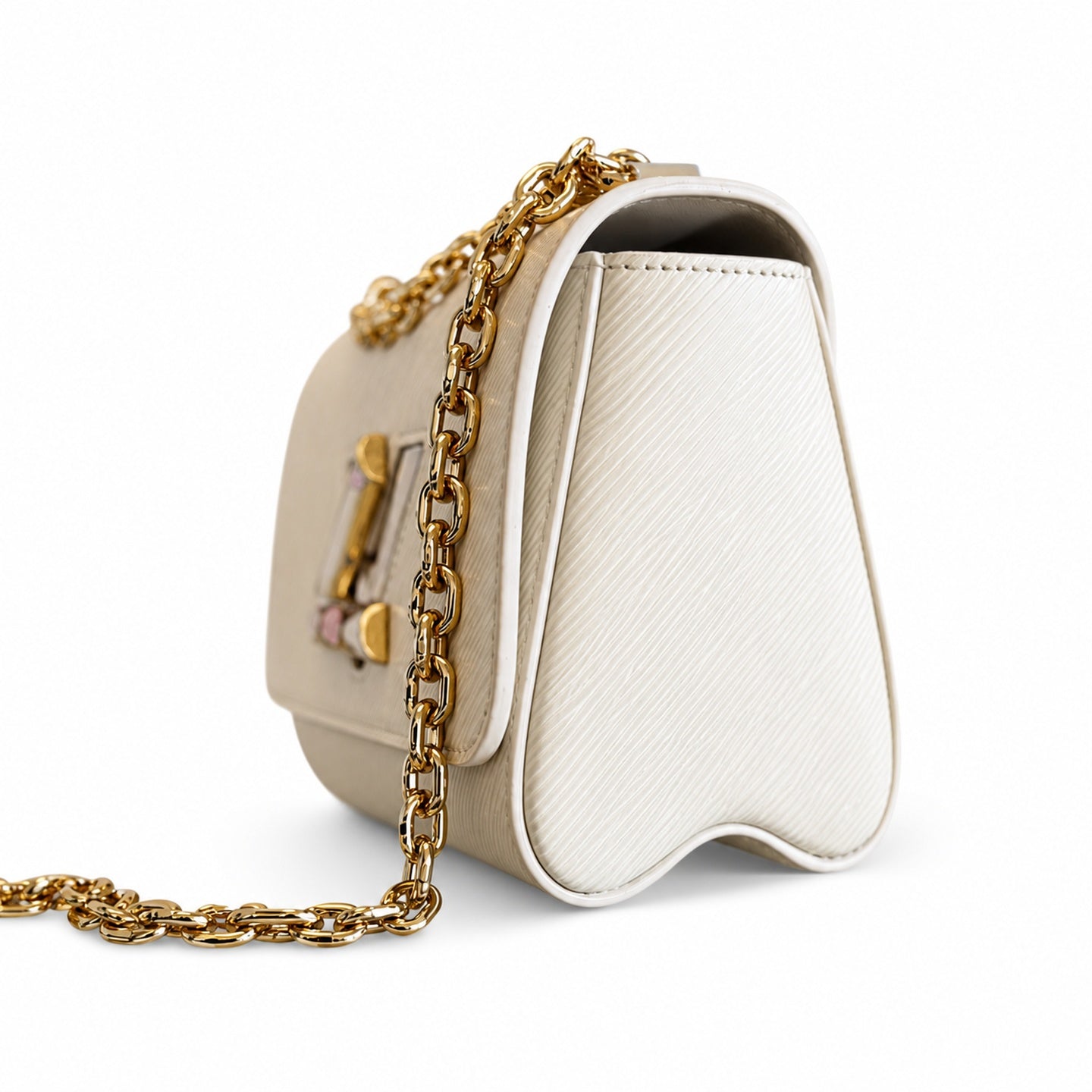 Louis Vuitton Twist Small Leather White Handbag