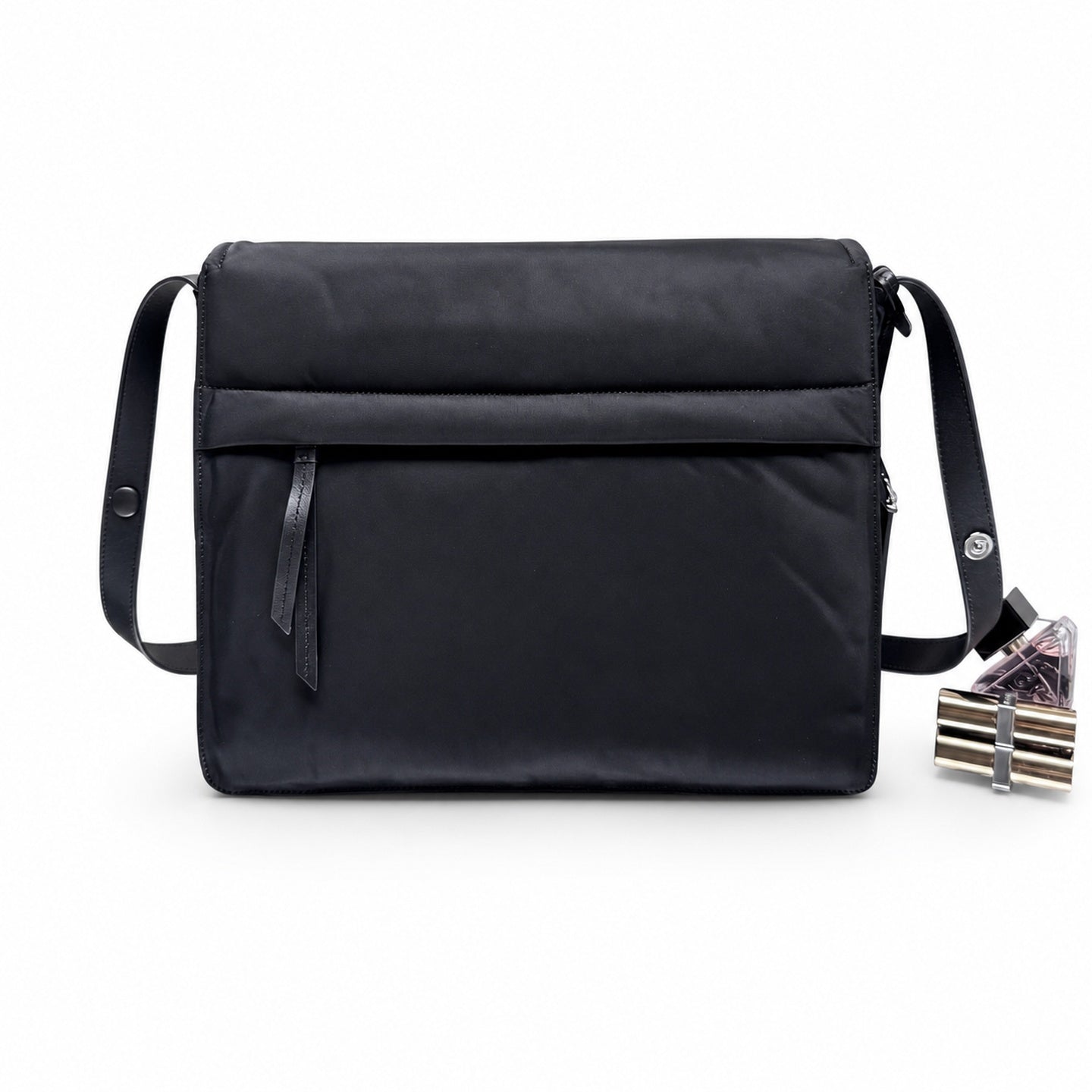 Prada Re-Nylon Large Leather Shoulder Bag