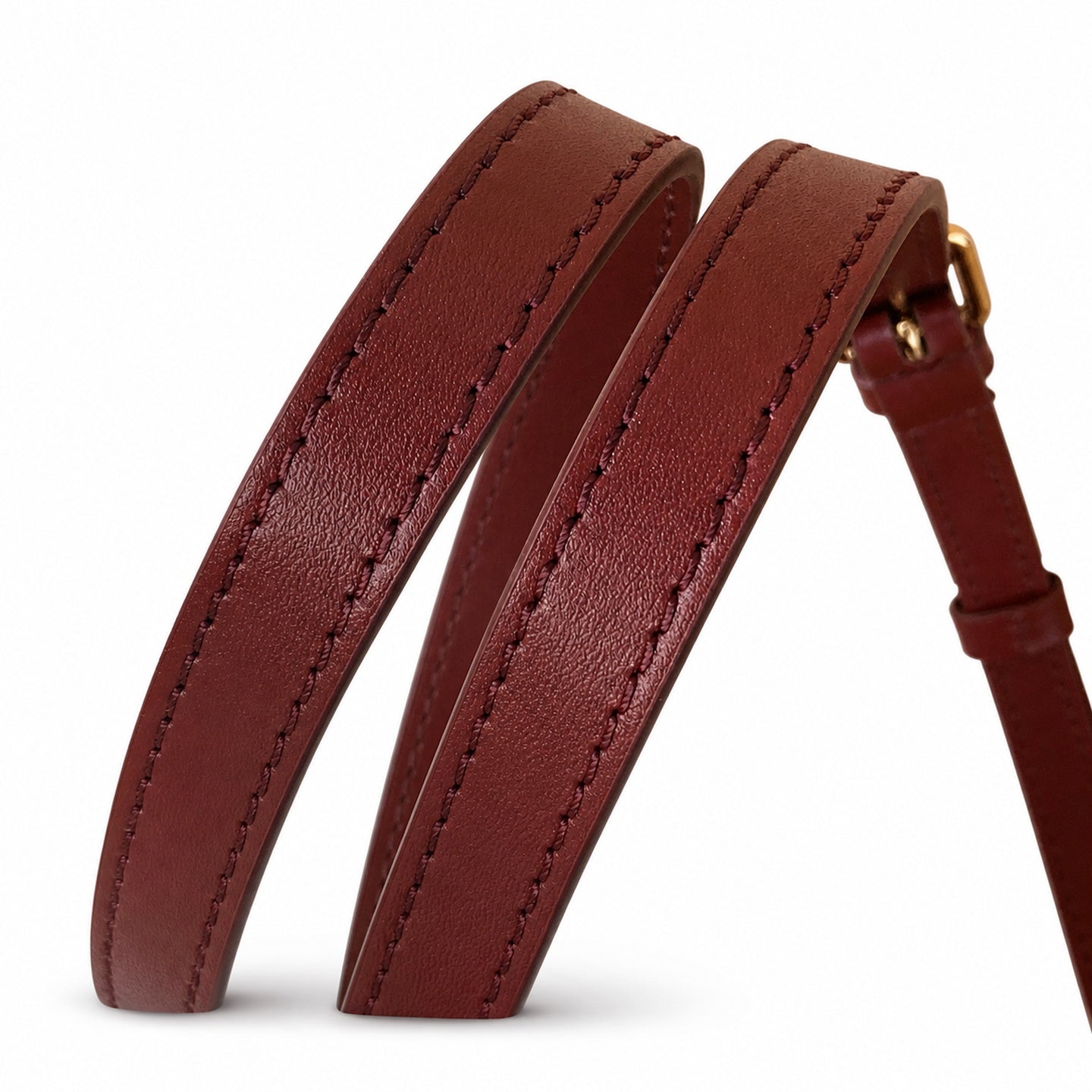 Louis Vuitton Capucines Mini Croc-Embossed Leather Burgundy Handbag