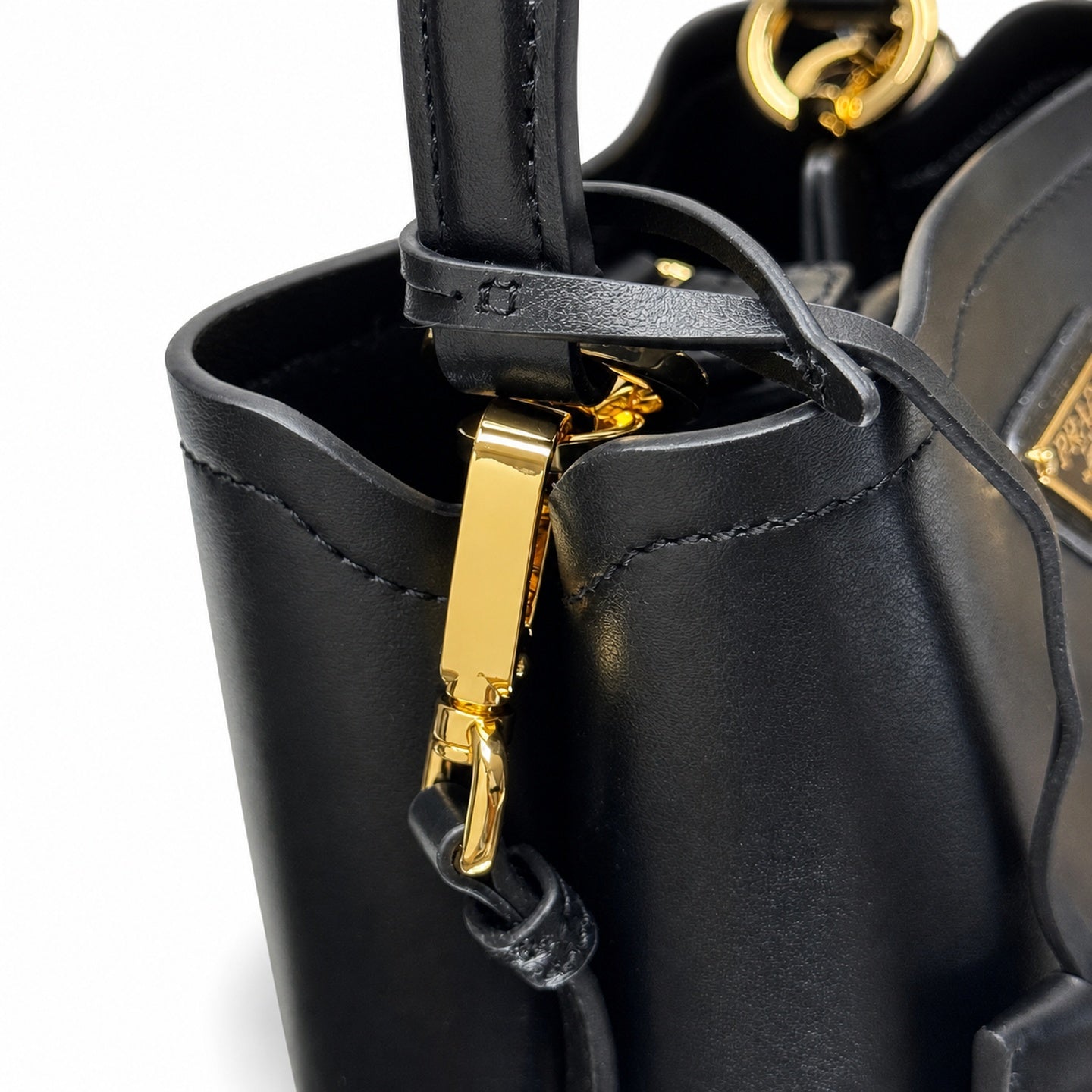 Prada Panier Leather Bucket Bag