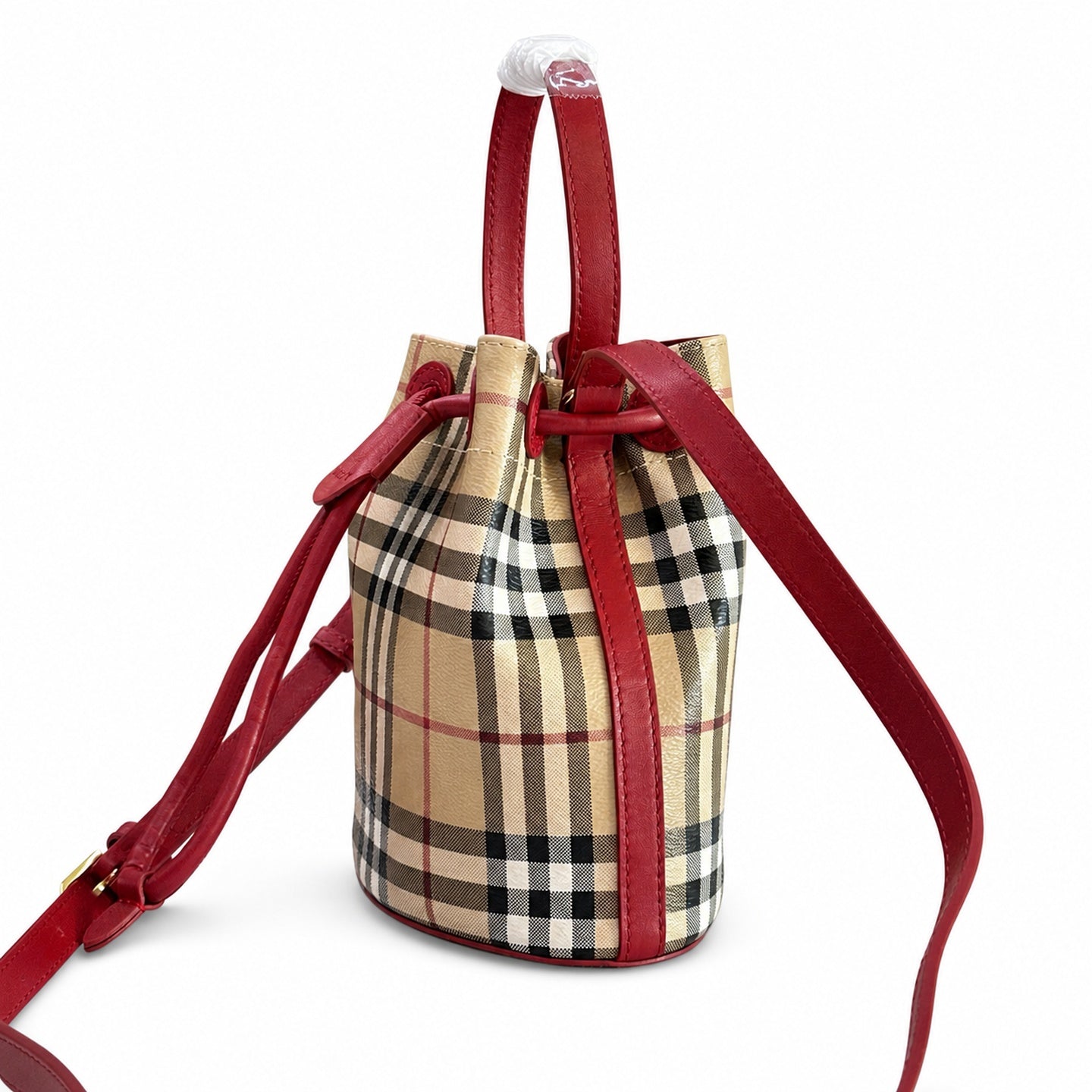 Burberry Mini Cotton Check Bag