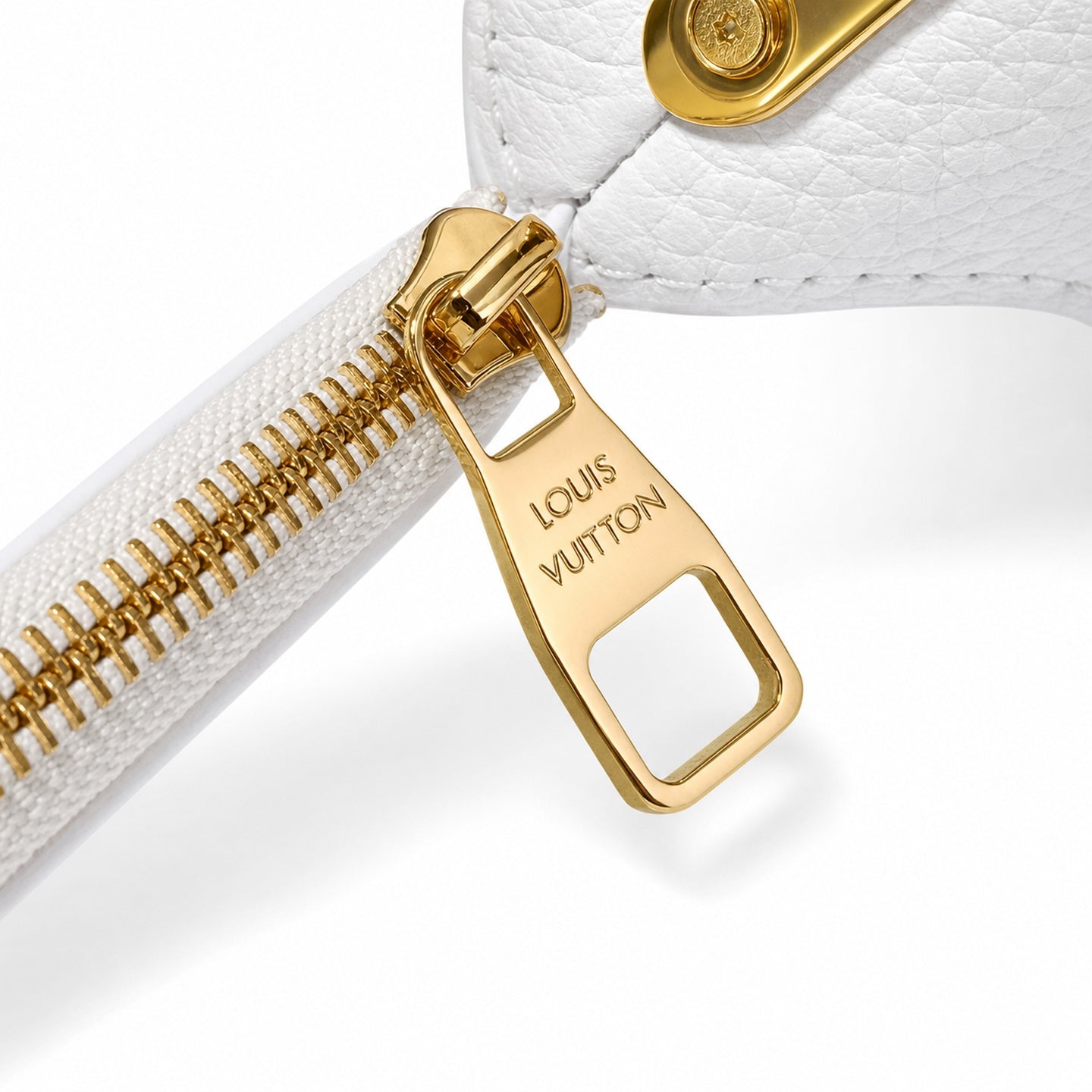 Louis Vuitton Capucines Mini Denim Leather Handbag