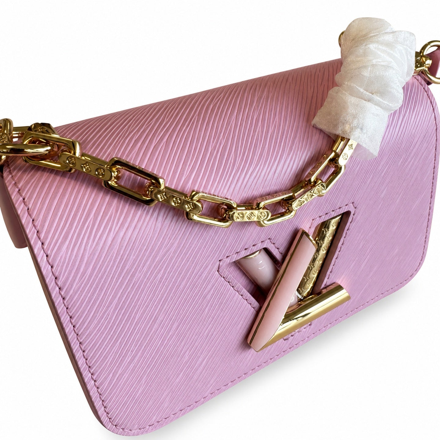 Louis Vuitton Twist Small Leather Pink Handbag