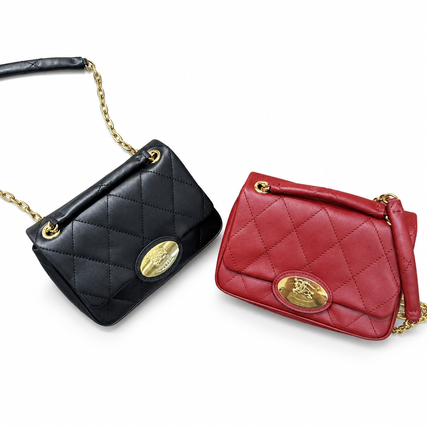 Burberry Strand Leather Chain Bag