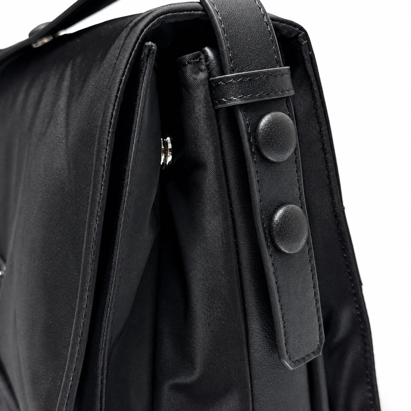 Prada Re-Nylon Large Leather Shoulder Bag