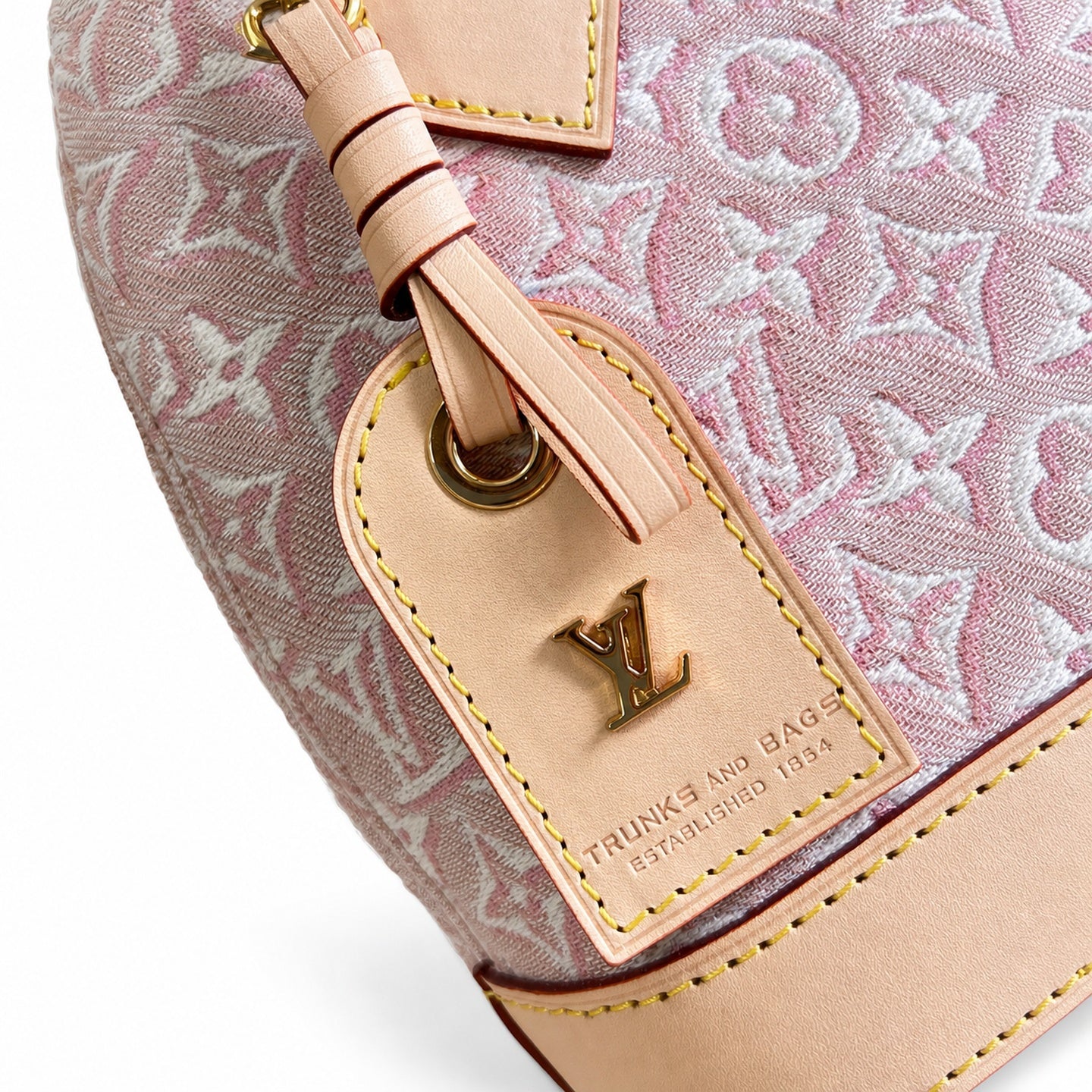 Louis Vuitton Alma Small Embroidered Cotton Canvas Jacquard Handbag