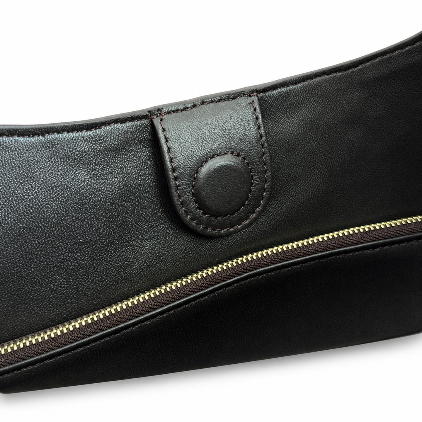 Gucci Suede Velvet Leather Brown Gold Bag