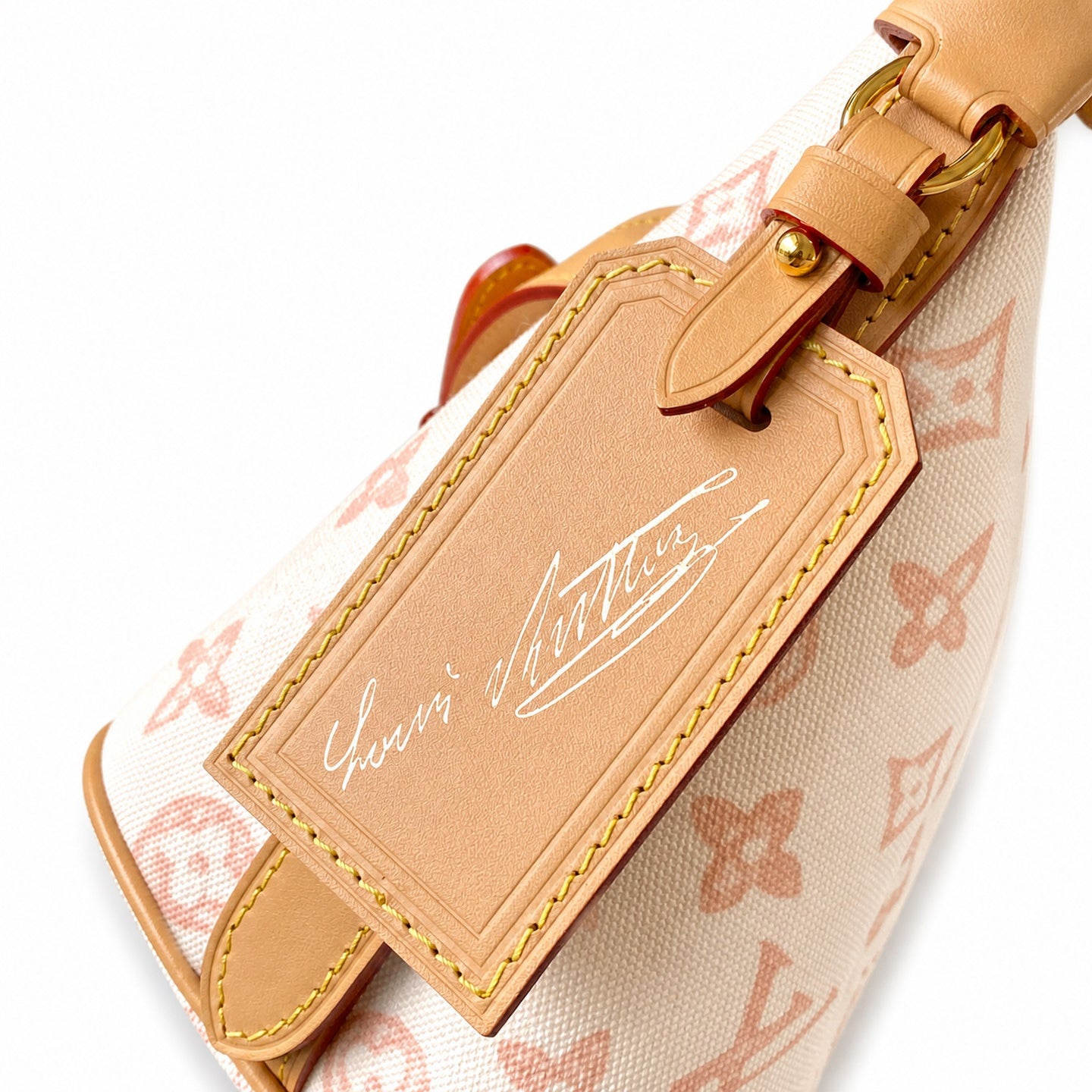 Louis Vuitton All In Small Leather Yellow Handbag