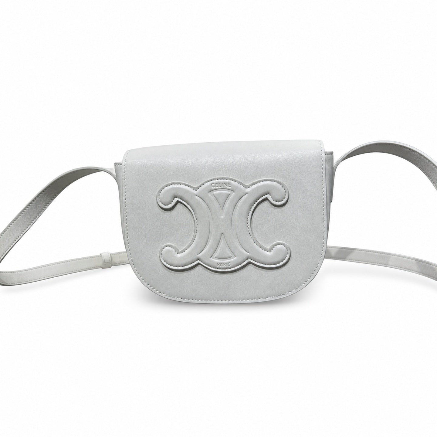 Celine Triomphe Suede Leather Handbag