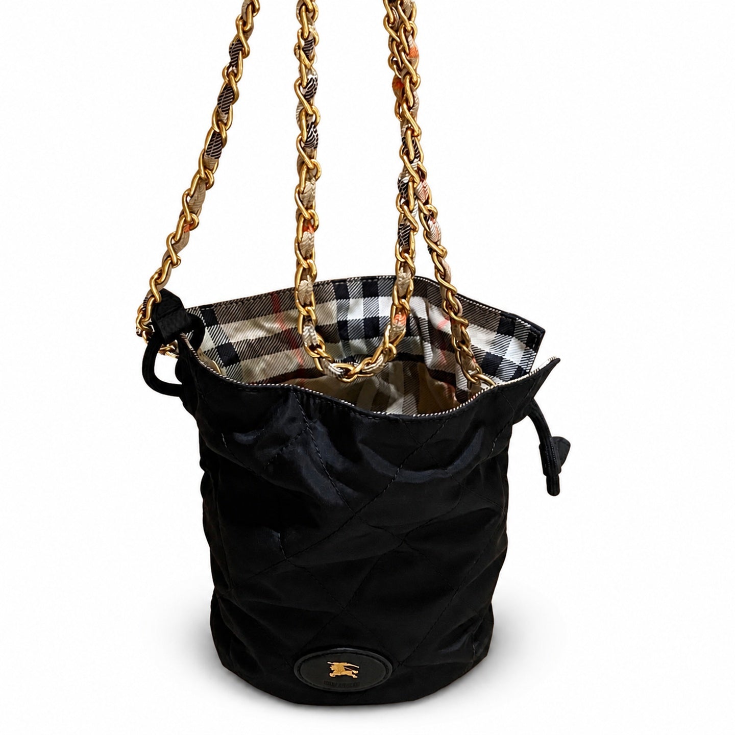 Burberry Reversible Quilted Check Bag