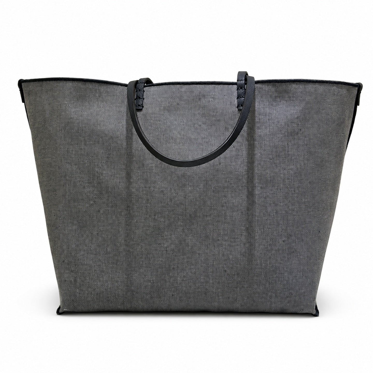 Fendi Roll Reversible Denim Gray Blue Bag