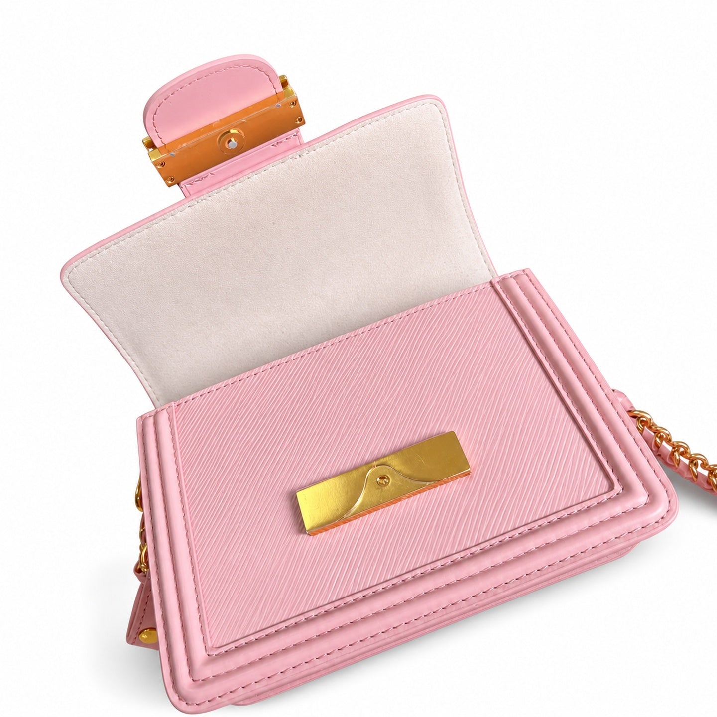 Louis Vuitton Dauphine Mini Leather Handbag