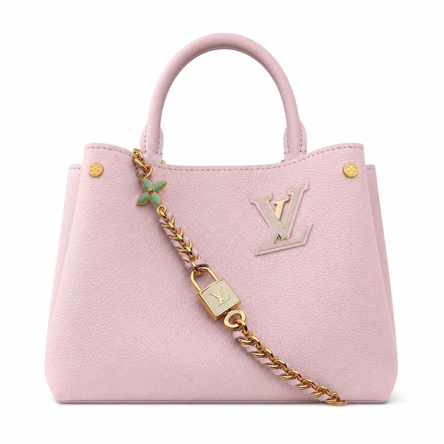 Louis Vuitton Capucines Small Leather Pink Handbag