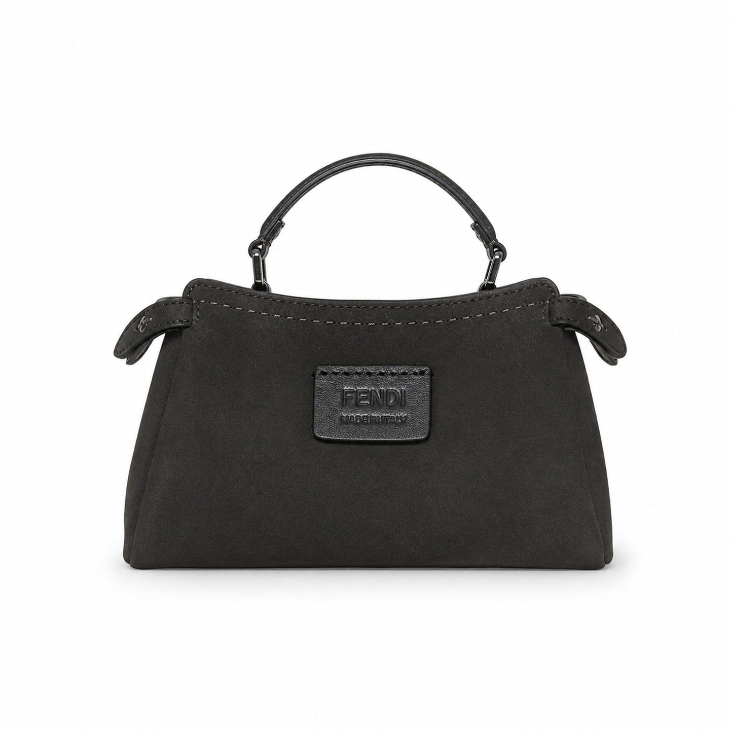 Fendi Origami Denim Leather Beige Blue Bag