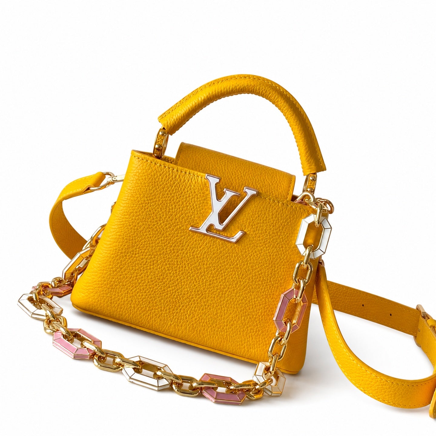Louis Vuitton Capucines Small Leather Handbag