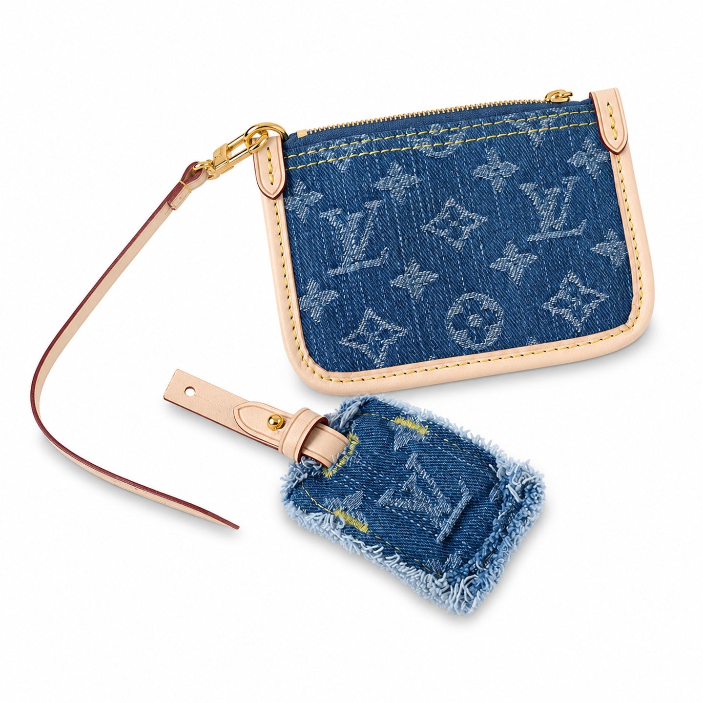 Louis Vuitton All In Denim Blue Handbag