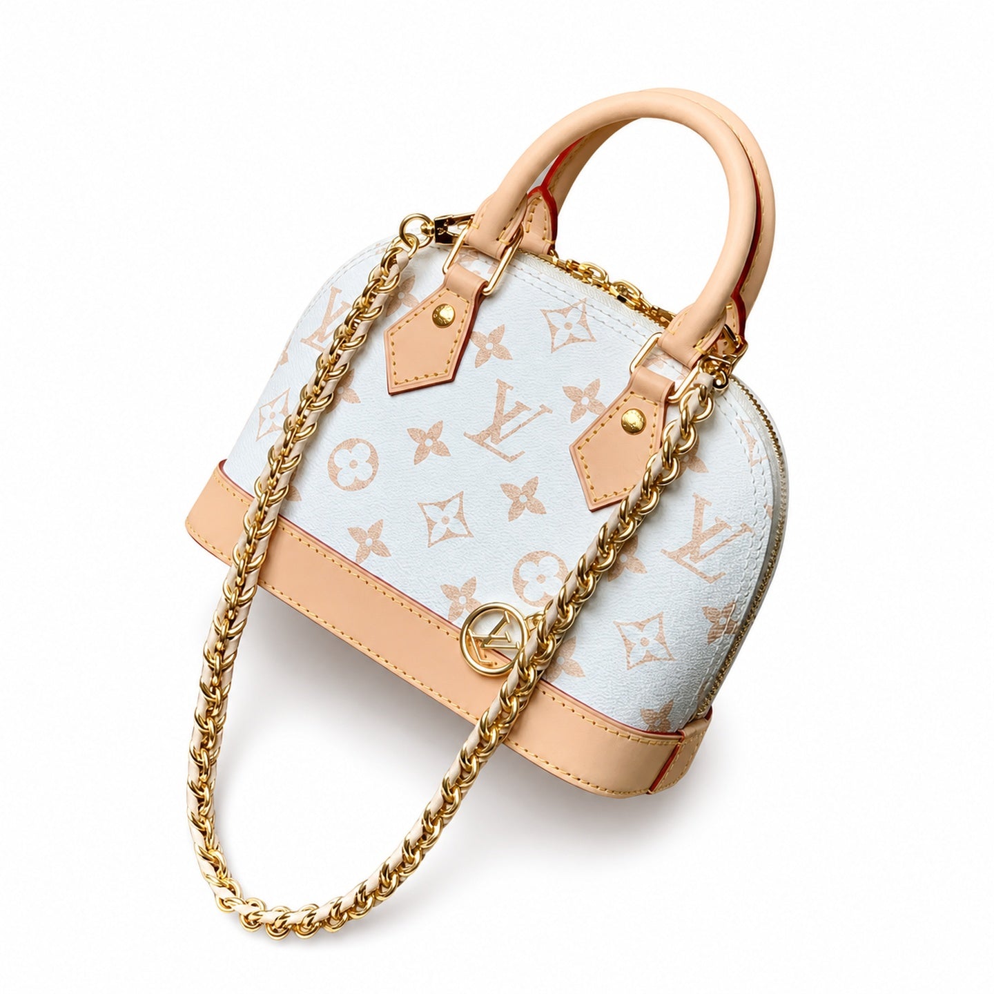 Louis Vuitton Alma Mini White Handbag