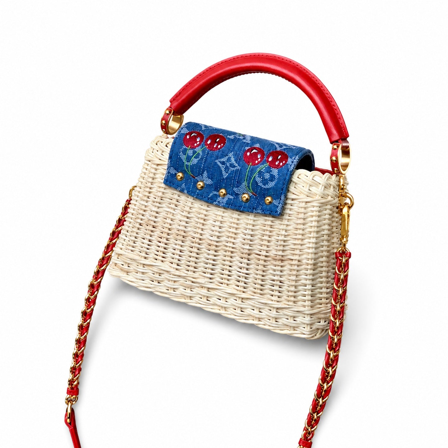 Louis Vuitton Capucines Takashi Murakami Mini Handbag