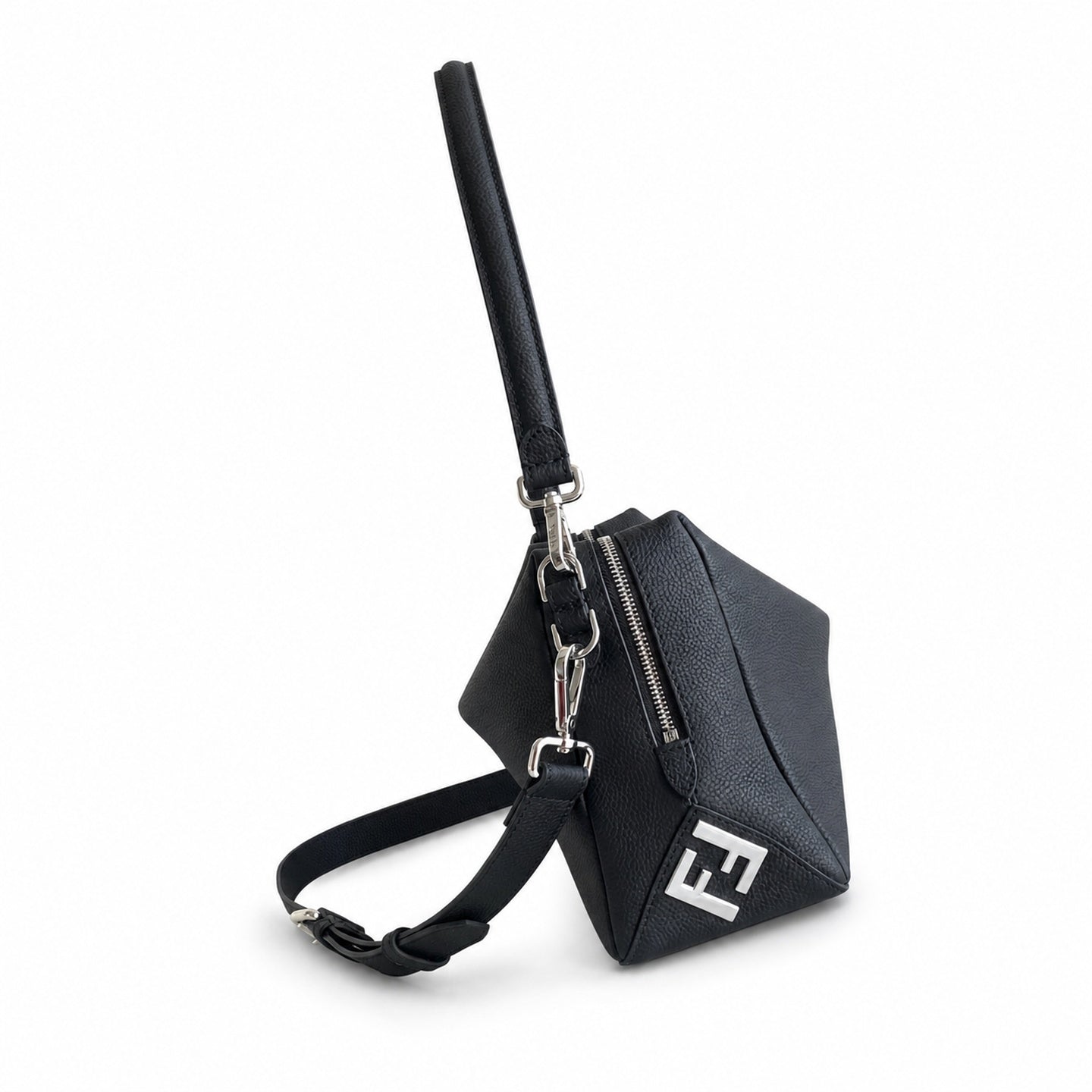 Fendi Lui Leather Black Bag