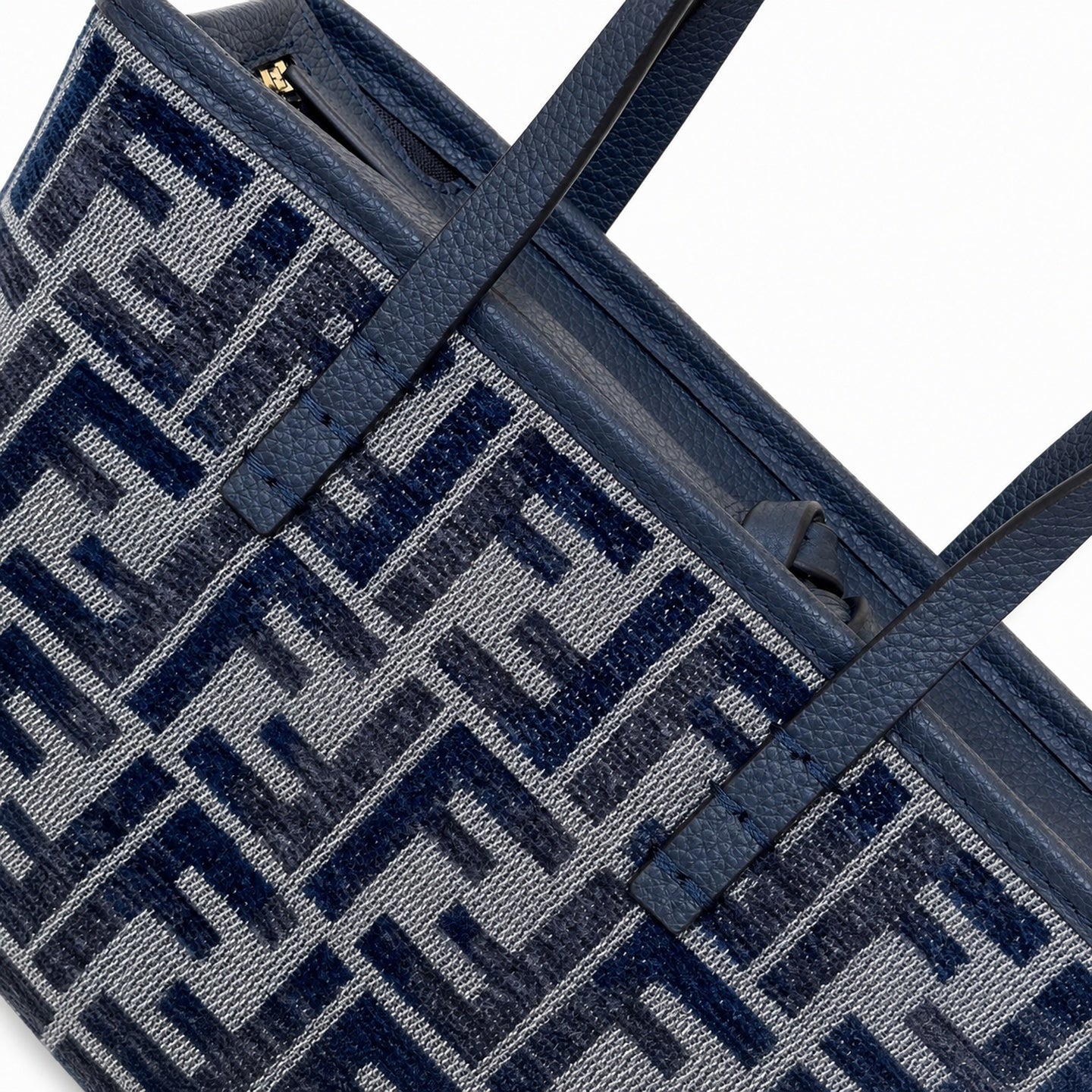 Fendi Mini Leather Blue Bag