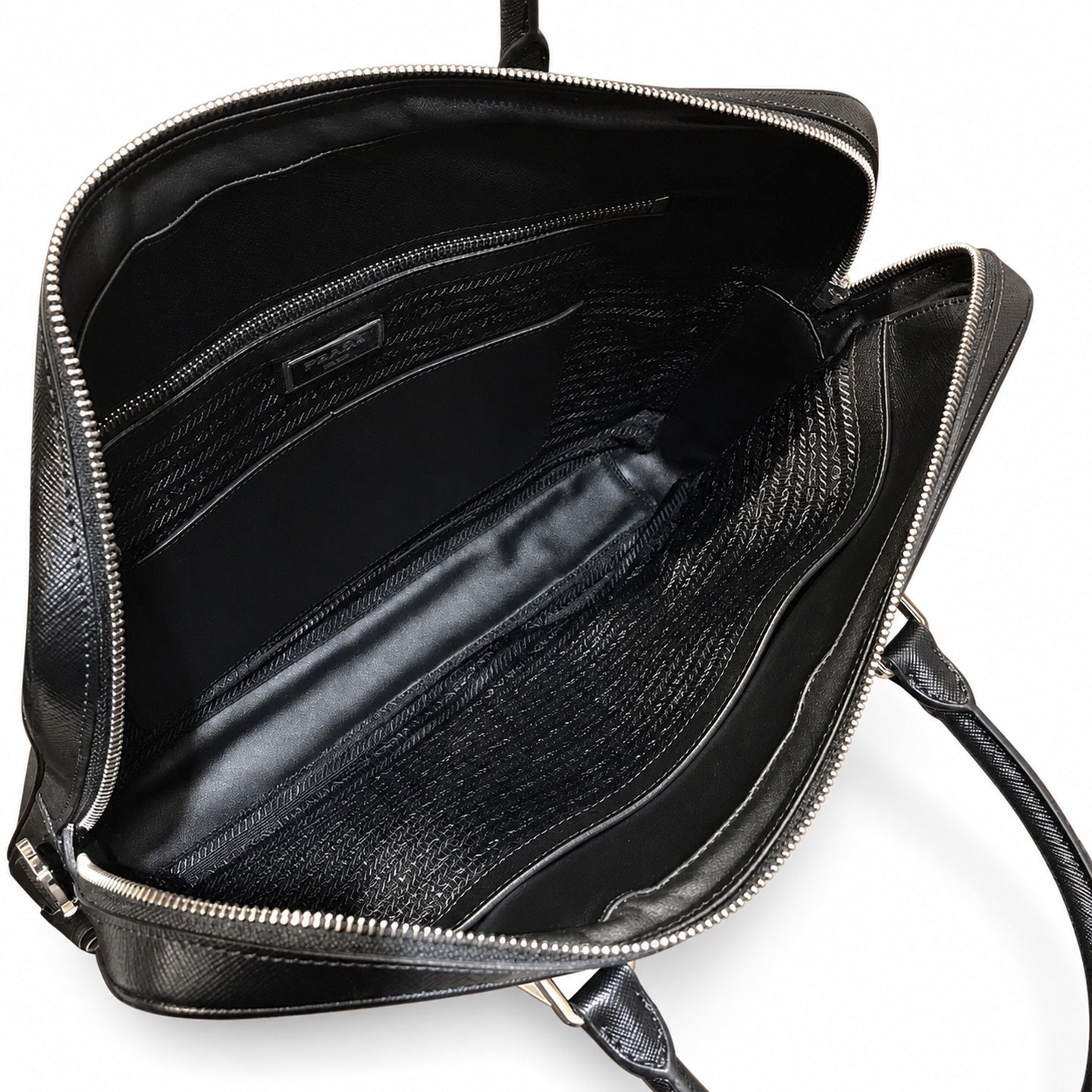 Prada Men's Leather Briefcase